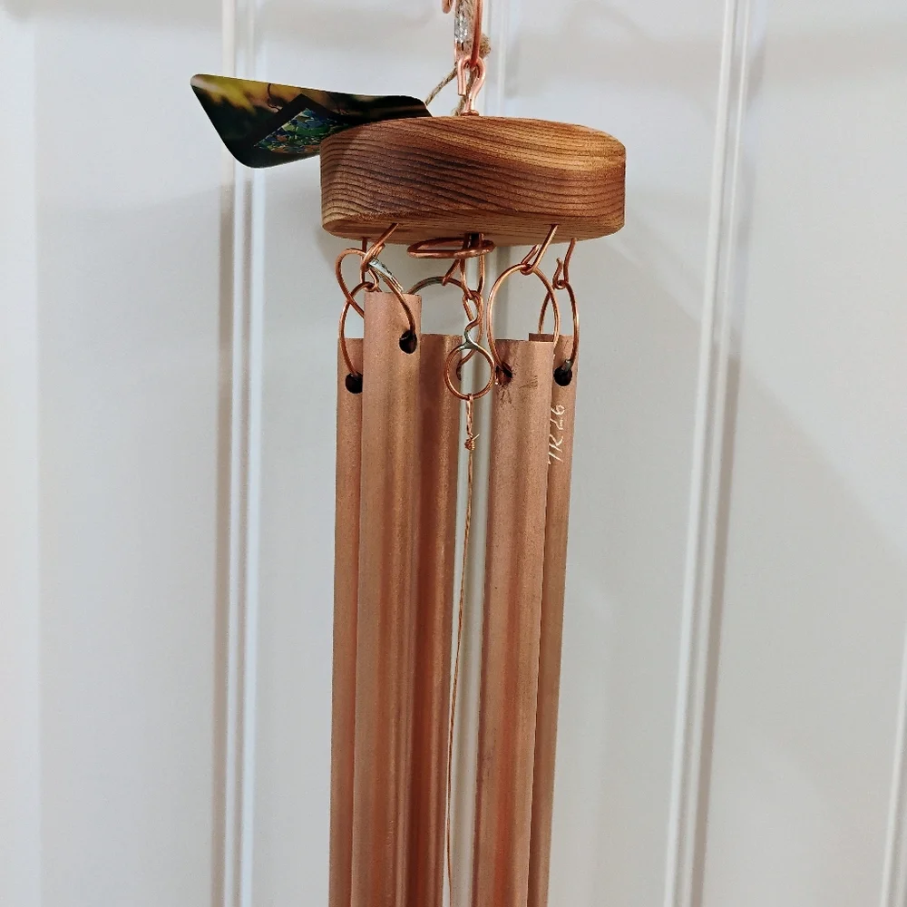 Copper Wind Chime Hanging Decor - Picture 2 of 10